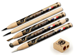 Le Crayon a Andre zestaw 5 ołówków do czyszczenia monet, guzików, klamer