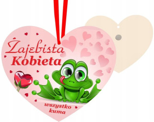 Prezent Upominek na Dzień Kobiet Zawieszka Magnes