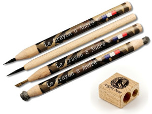 Le Crayon a Andre zestaw 4 ołówków do czyszczenia monet, guzików, klamer