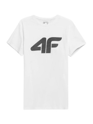 T-Shirt męski 4F 4FSS23 TTSHM537 biały
