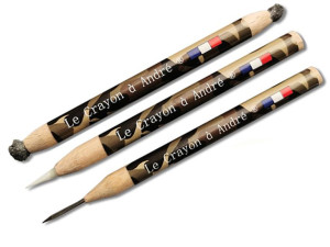 Le Crayon a Andre zestaw 3 ołówków do czyszczenia monet, guzików, klamer