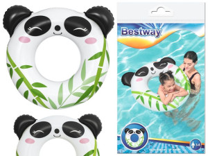 neonowe KÓŁKO koło do pływania - PANDA