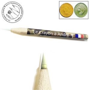 Le Crayon a Andre ołówek włókno szklane czyszczenie monet, guzików, klamer