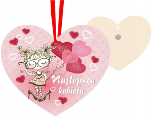 Prezent Upominek na Dzień Kobiet Zawieszka Magnes