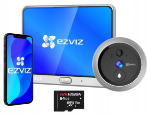 Wizjer elektroniczny z kamerą DP1C WiFi Dzwonek