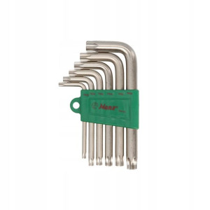 Zestaw kluczy trzpieniowych TORX TAMPER 6szt HANS