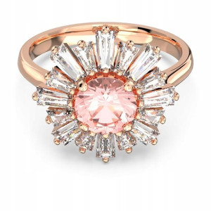SWAROVSKI - Pierścionek Sunshine Pink ROS r. 58