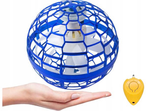 Latająca Kula Zabawka Dron Ufo Świeci Led Usb