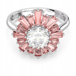 SWAROVSKI - Pierścionek Sunshine Pink RHS r. 52