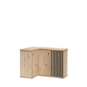 Komoda Narożna Artisan Loft Lamele Fronty