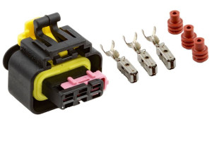 Wtyk 3-pin. Fioletowa Kod-2