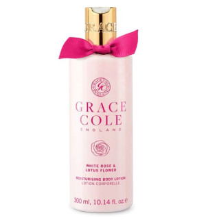 Grace Cole nawilżający balsam do ciała White Rose & Lotus Flower 300ml