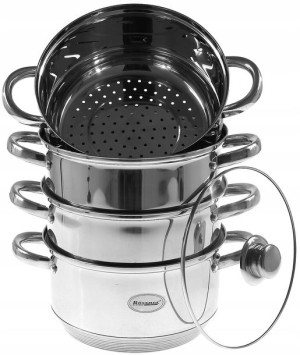 Garnek do Gotowania 4,5L. NA PARZE 5el. 22cm. 522