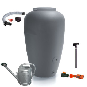 Zbiornik AQUACAN 440l Beczka na wodę + przyłącza, konewka, zbieracz