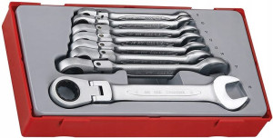 Płasko-oczkowe przeg. zapadkowe TengTools TT6508RF