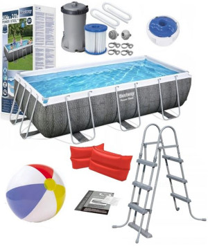 Bestway 56721 404x201x100cm Basen 10w1 Stelażowy