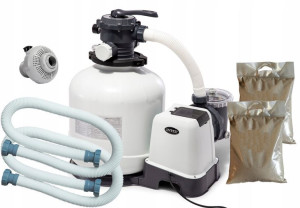 Pompa Intex 26652 Piaskowa 12000l/h + Piasek
