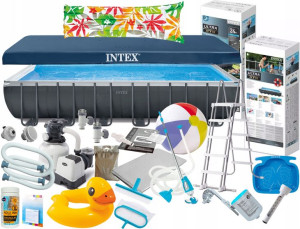 Intex 26364 Basen 17w1 Stelażowy 732x366x132cm