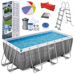 Bestway 56722 10w1 412x201x122cm Basen Stelażowy