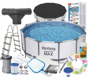 Basen Stelażowy Bestway 56420 15w1 366x122cm