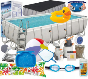Bestway 56466 Basen Stelażowy 18w1 549x274x122