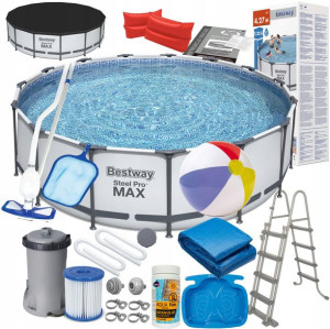 Basen Stelażowy Bestway 5612x 14w1 427x122cm