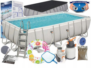 Bestway 56466 12w1 Basen 549x274x122cm Stelażowy