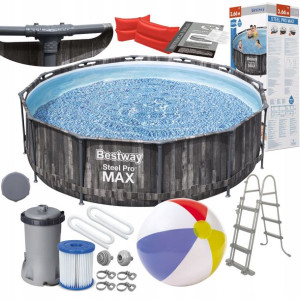 Bestway 5614x 9w1 Basen Stelażowy 366x100 Cm