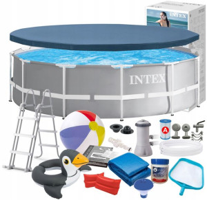 Intex 26716 Basen 17w1 366x99cm Pompa Drabinka