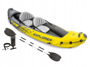 Kajak Explorer K2 Wiosła Pompka 2os Intex 68307