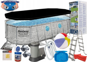 Basen Ogrodowy Stelażowy Bestway 14w1 549x274x122