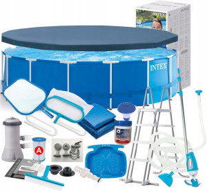 Basen Ogrodowy Stelażowy Intex 16w1 457x122cm
