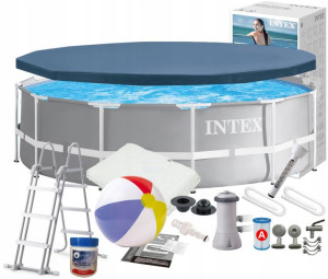 Basen Ogrodowy Stelażowy Intex Basen 14w1 366x99cm