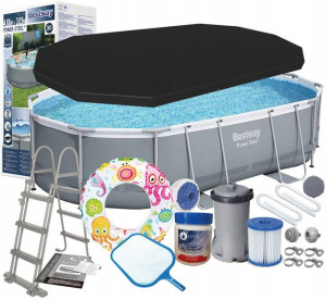 Basen Ogrodowy Stelażowy Bestway 12w1 488x305x107