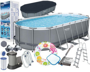 Basen Ogrodowy Stelażowy Bestway 12w1 549x274x122