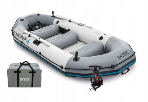 Intex 68376 Ponton Mariner 4 328x145cm Wiosła Pomp