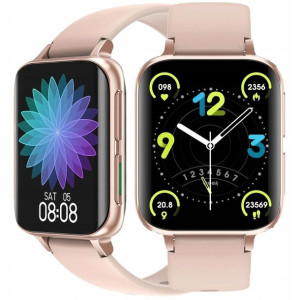 Smartwatch Damski Zegarek Ekg Puls Rozmowy Kroki