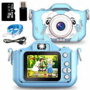 Aparat Dla Dzieci Kamera Zabawka 40mpx +karta 32gb