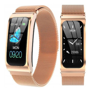 Smartwatch Damski Zegarek Puls Ciśnienie Kroki