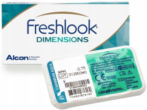 FreshLOOK Dimensions 6szt KOLOROWE -5,25 Aqua