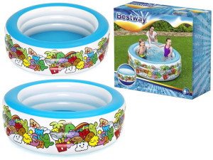 dmuchany KOLOROWY BASEN dla dzieci Bestway 152/51 cm