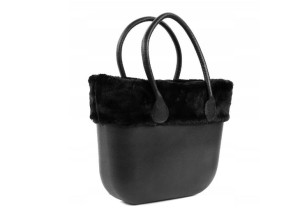 Torebka Damska z Jelly Bag Shopper futerko czarna