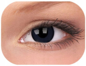 Soczewki kolorowe Crazy Lens - BlackOut, 2 szt.