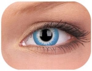 Soczewki kolorowe Crazy Lens - Blue Elf, 2 szt.