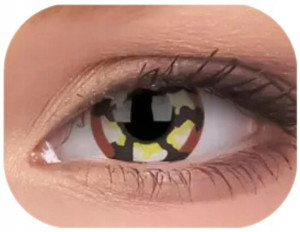 Soczewki kolorowe Crazy Lens - Klaw, 2 szt.