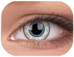 Soczewki kolorowe Crazy Lens - Comic Eye, 2 szt.