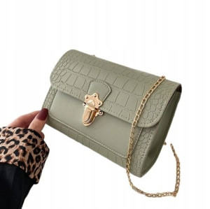 Torebka Damska kuferek na ramię crossbody C197 zie