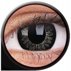 Soczewki kolorowe Big Eyes Awesome Black, 2 szt