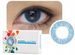 COOL LOOK TrueSapphire 1Ton Kolorowe soczewki 2szt