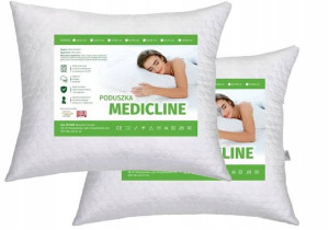 2x Poduszka antyalergiczna PIKOWANA 70x80 Mediclin